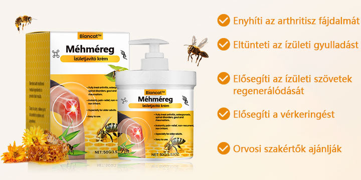 Biancat™ Méhméreg ízületjavító krém – Természetes megoldás fájó ízületekre🌲