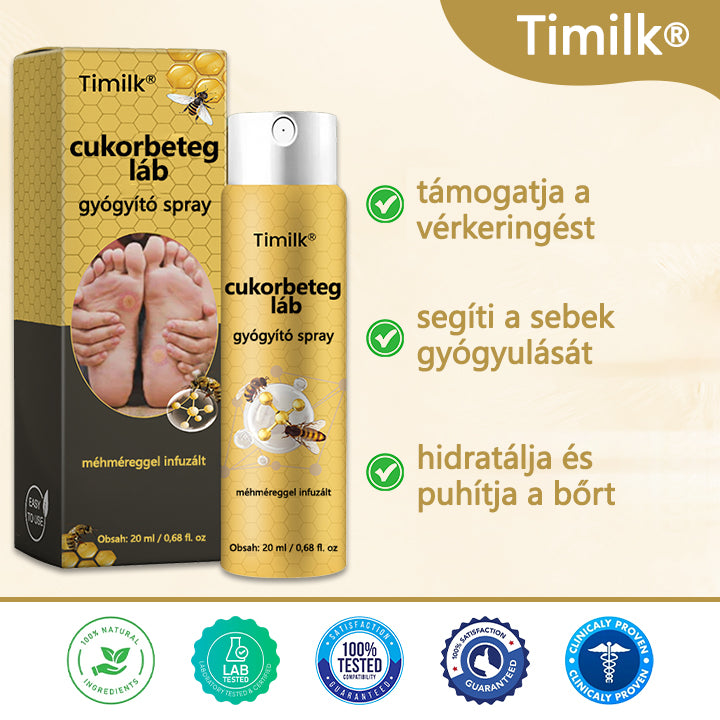 Timilk® Diabetikus lábgyógyító spray - Méhméreggel átitatott